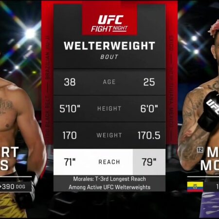 Звезда UFC Vegas 106 Майкл Моралес хочет «заставить замолчать» топового полусредневеса после предполагаемого инцидента в UFC PI