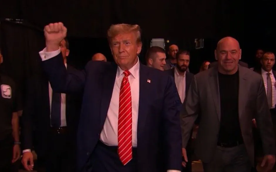 Preview Дональд Трамп на UFC 316: Приветствия, жесты бойцов и заметное отсутствие Илона Маска