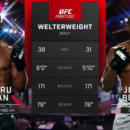 Хоакин Бакли впервые высказался после поражения от Камару Усмана на UFC в Атланте