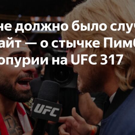 Стычка между Пэдди Пимблеттом и Илией Топурией на UFC 317: В дело вмешалась охрана