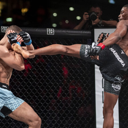 Невероятный финиш Эзекииль чоуком на PFL Europe 2