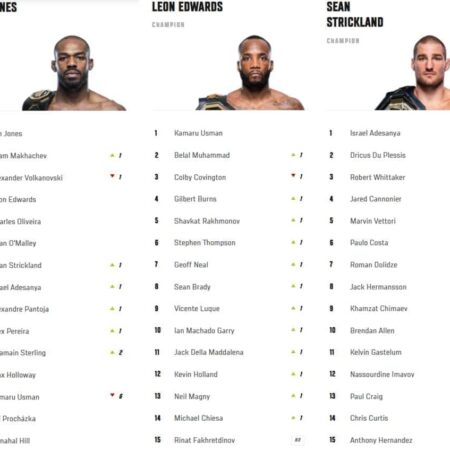 Анализ рейтингов UFC: Какой доминирующий чемпион рискует больше всех потерять титул?