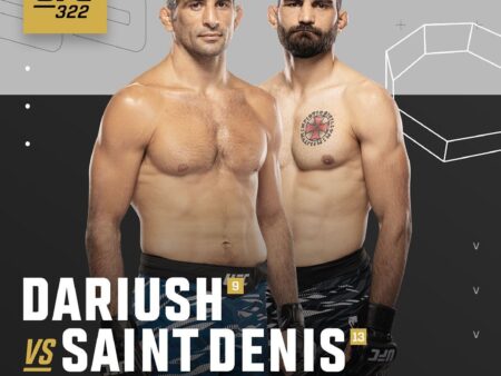 Бенеил Дариуш и Бенуа Сен-Дени сразятся на UFC 322: дерзкие заявления против Махачева