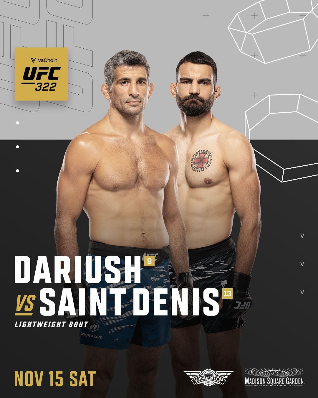 Preview Бенеил Дариуш и Бенуа Сен-Дени сразятся на UFC 322: дерзкие заявления против Махачева