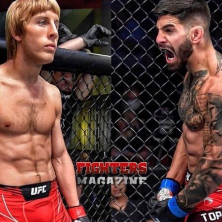 Товарищ Пэдди Пимблетта желает Илии Топурии удачи в потенциальном поединке