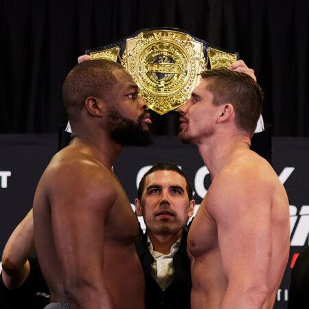 Glory Collision 8: Официальные результаты взвешивания