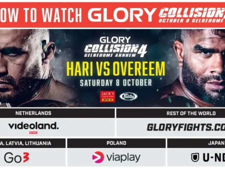 Glory Collision 8: Полный список боев турнира