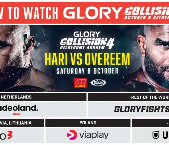 Glory Collision 8: Полный список боев турнира
