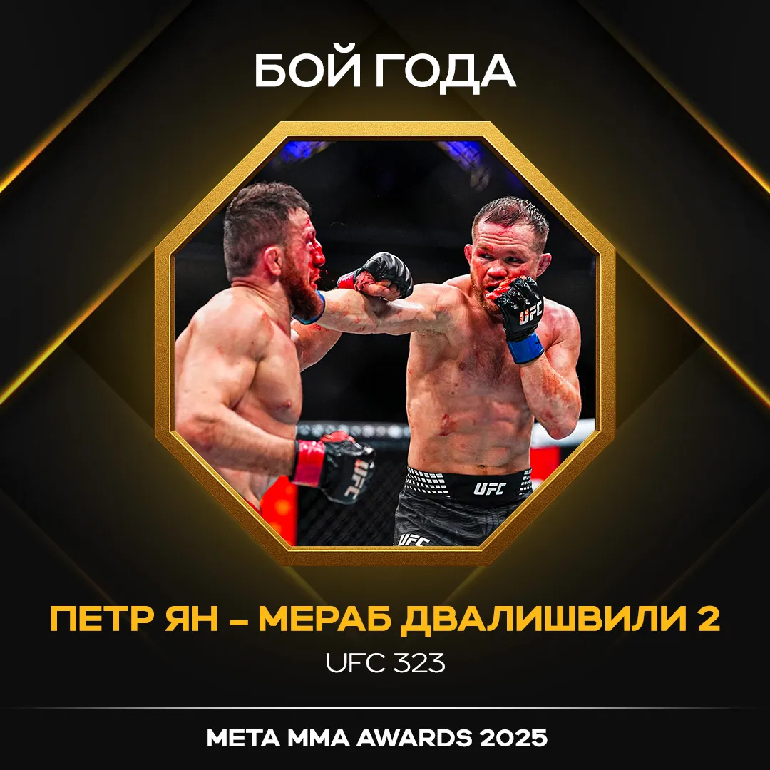 Preview Мераб Двалишвили признан самым тестируемым бойцом UFC в 2025 году