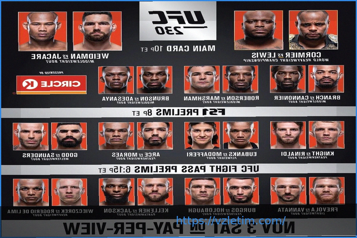 Preview Результаты Главного Карда UFC Сиэтл