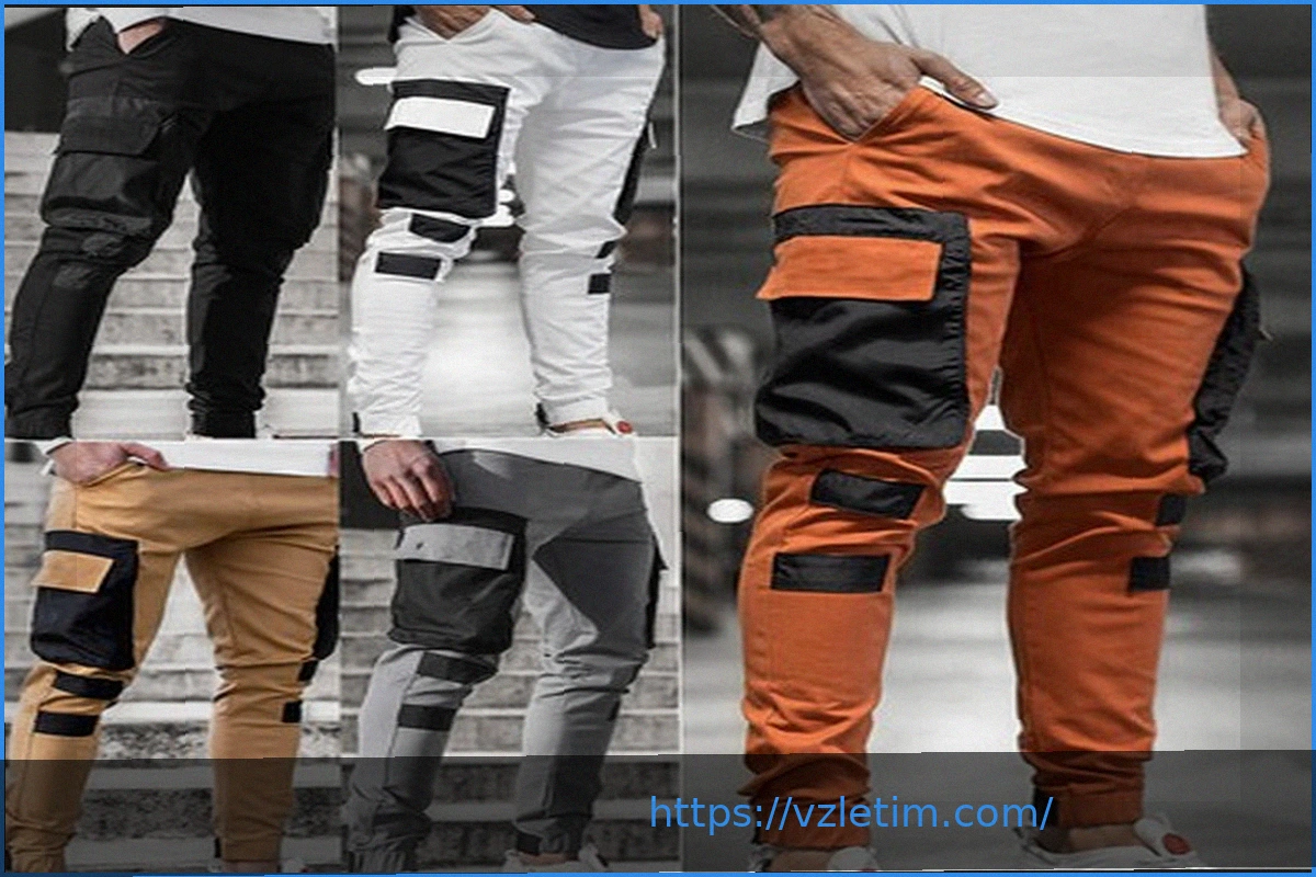 Preview Мужские Повседневные Джоггеры: Свободные Спортивные Штаны в Стиле Карго