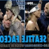 Основной кард UFC Seattle: Утвержден после неожиданных изменений
