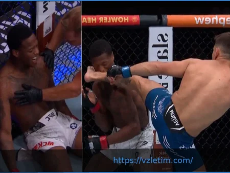 Боец UFC Seattle выступил в двух левых перчатках и победил нокаутом