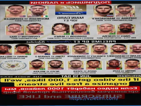 UFC в Белом доме: Бои состоятся, несмотря на непогоду