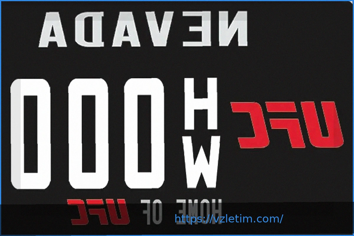 Preview В Техасе стали доступны эксклюзивные номерные знаки «UFC живет здесь»