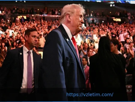 Трамп посетил UFC 327: первое спортивное мероприятие с начала войны с Ираном