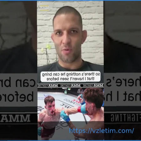 Тьяго Мойзес черпает вдохновение у Чарльза Оливейры перед UFC Виннипег: «У меня есть все, чтобы выиграть пояс UFC»