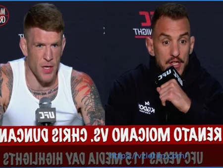 UFC Vegas 115: Финальные стердауны и итоги взвешивания