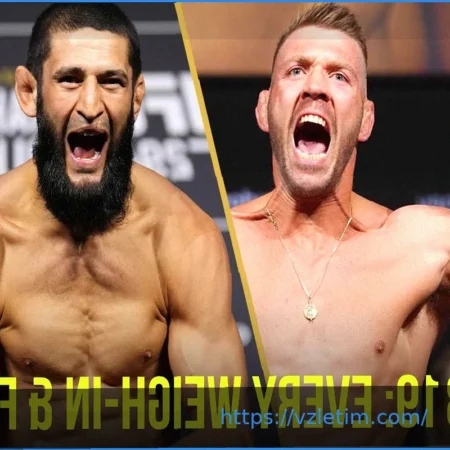 Результаты официального взвешивания UFC 327: Прохазка против Ульберга