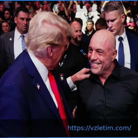 Джо Роган рассказал о рукопожатии с Дональдом Трампом на UFC 327