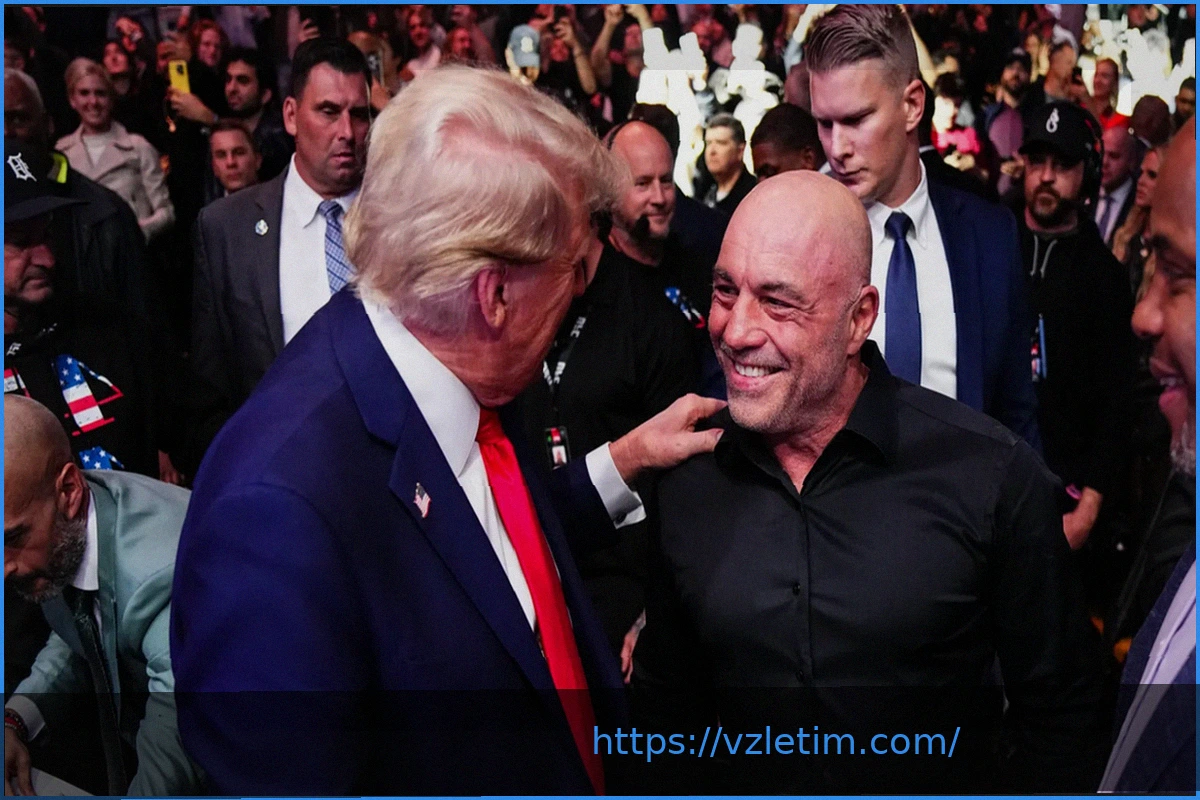 Preview Джо Роган рассказал о рукопожатии с Дональдом Трампом на UFC 327