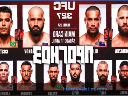 Прогнозы на UFC 327: мнения экспертов и коэффициенты на бой Иржи Прохазки против Карлоса Ульберга в Майами