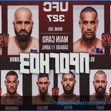 Прохазка против Ульберга: прогноз на UFC 327, лучшие ставки и коэффициенты
