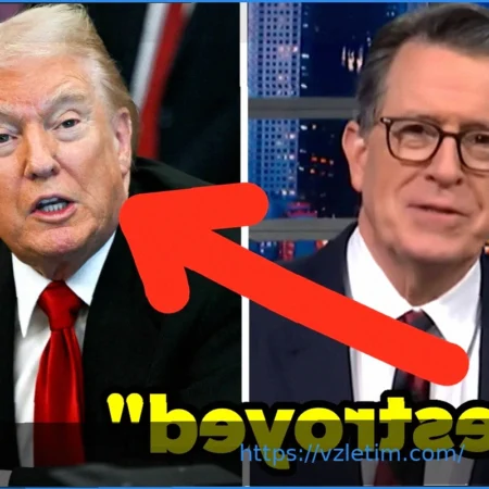 Стивен Кольбер высмеял «ухаживания» Трампа за бойцом UFC на фоне критики за войну: «Искусство выглядеть странно похотливым»