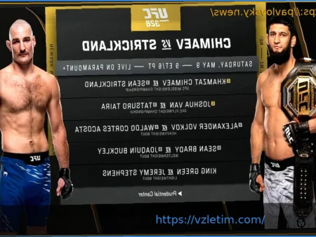 Обновленный основной кард UFC 327 объявлен после отмены поединка Джошуа Вэна и Тацуро Тайры
