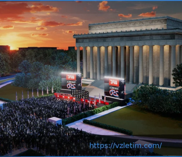 UFC у Белого дома: гигантская конструкция для зрелища