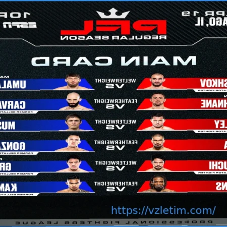 PFL Chicago: LIVE! Дата, время, полный кард и информация о трансляции MMA